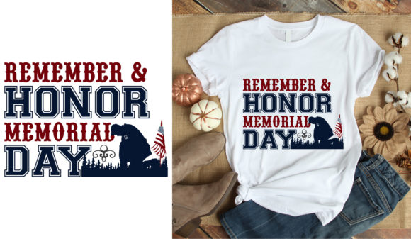 A Printable Memorial Day T-shirt Design for Strategic Merchandise Creation
