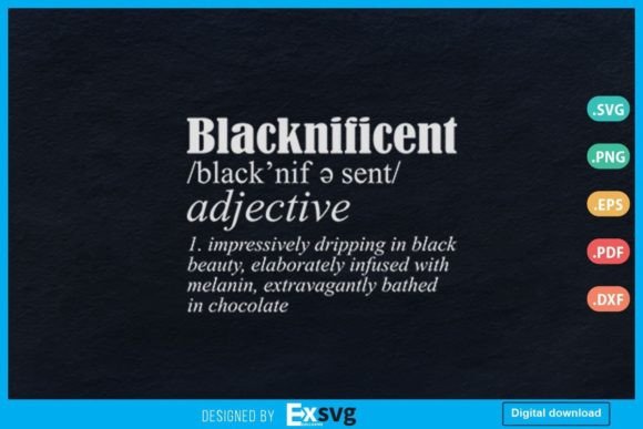 Blacknificent Afro African Definition: Celebrating Identity Through Design
