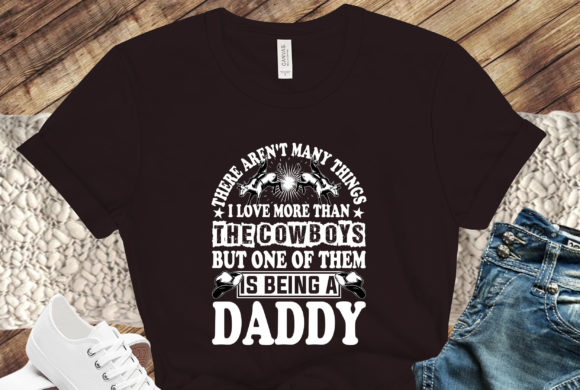 Cowboy Dad Quotes T-Shirt Design