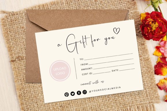 Gift Card Certificate Template Ver.1