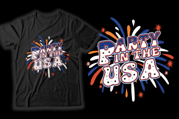 Party in the USA T Shirt Design