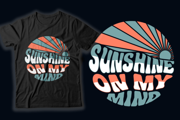 Sunshine on My Mind Design: A Versatile Graphic for Everyday Use