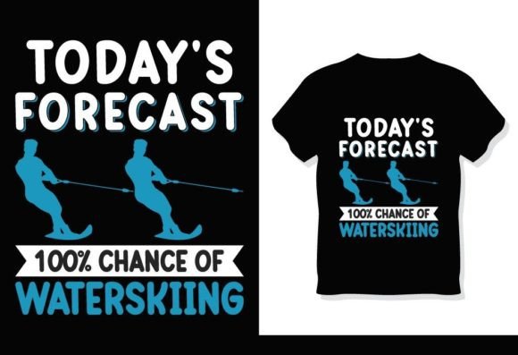 Water Skiing T-Shirt Design: A Versatile Resource for DIY Enthusiasts and Handmade Businesses